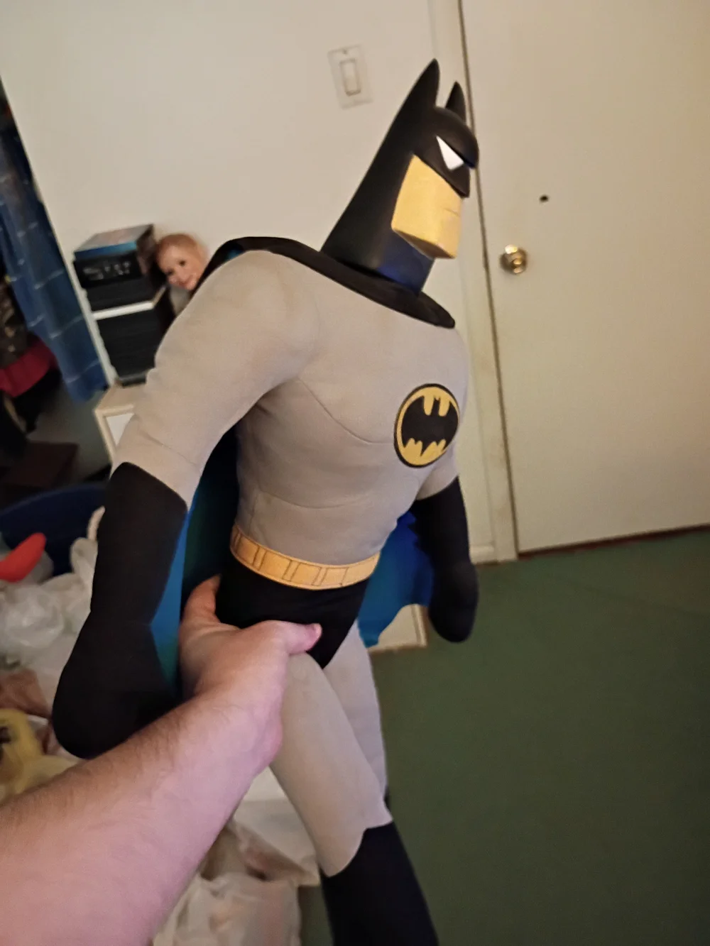 Batman TAS Batman Gray & Black Big Plush Toy - Official Style